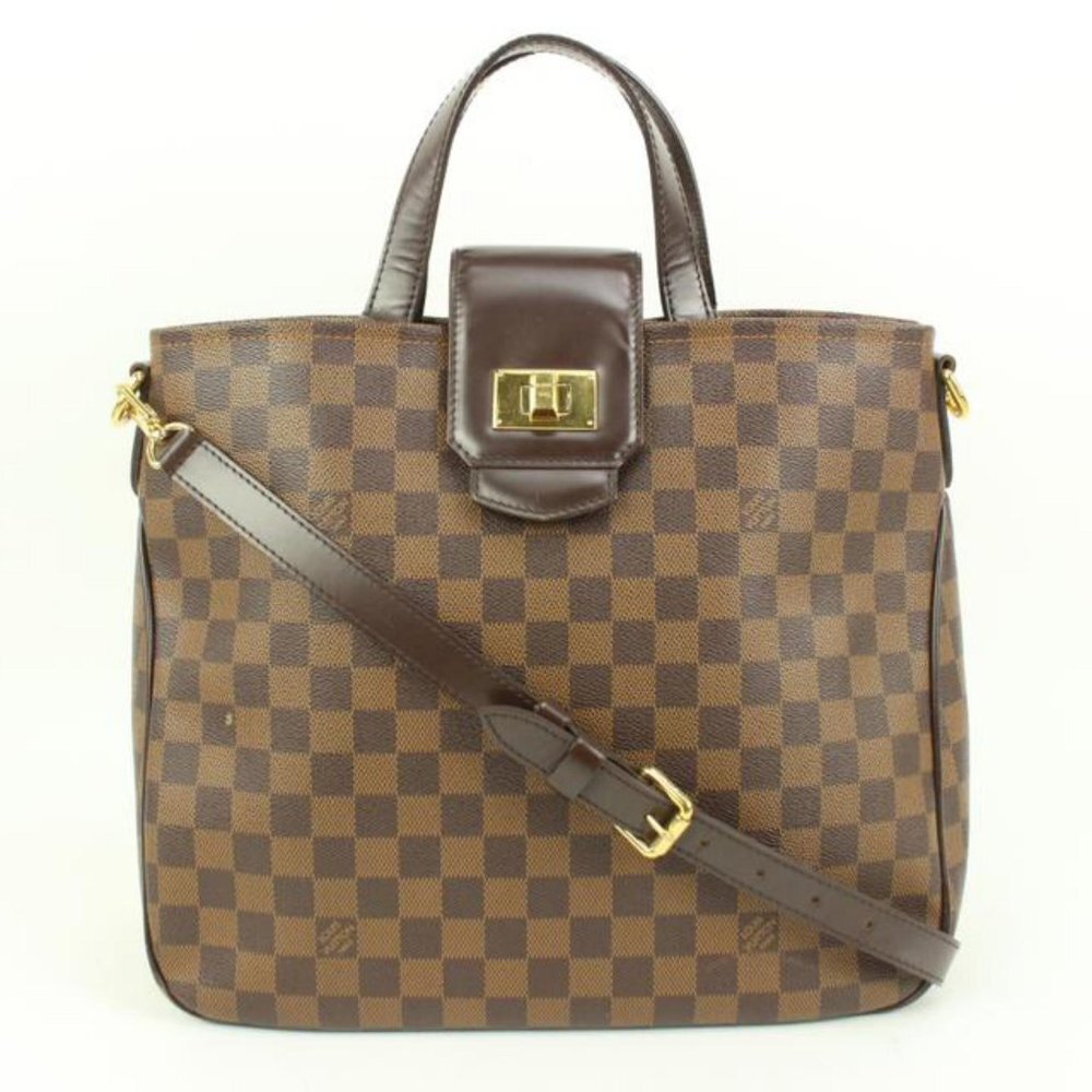 Louis Vuitton Damier Ebene Rosebery 2way Crossbody Tote Bag 41lk81